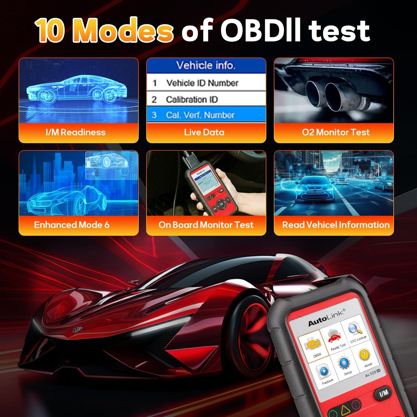 Autel AutoLink AL529HD OBD2 Scanner for Cars & Trucks – AutoVIN