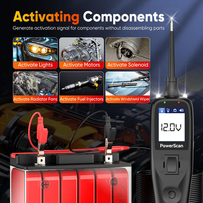 Autel PowerScan PS100 Circuit Tester – 12V/24V Diagnostic Tool