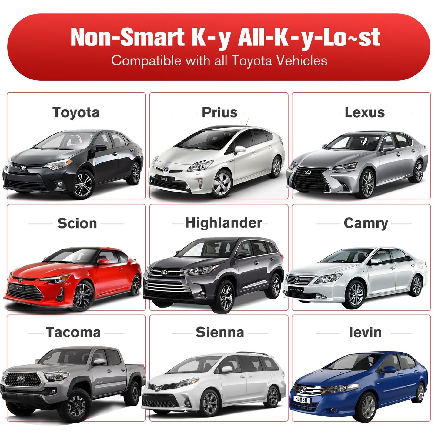 Autel 8A AKL Cable for Toyota Non-Smart Key Adapter – Compatible with APB112 & G-Box