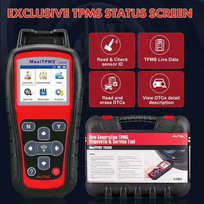 Autel TS601 TPMS Tool + 100 MX-Sensors OBD2 Kit