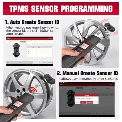 Launch X431 TSGUN PRO TPMS Sensor Activator & Tool