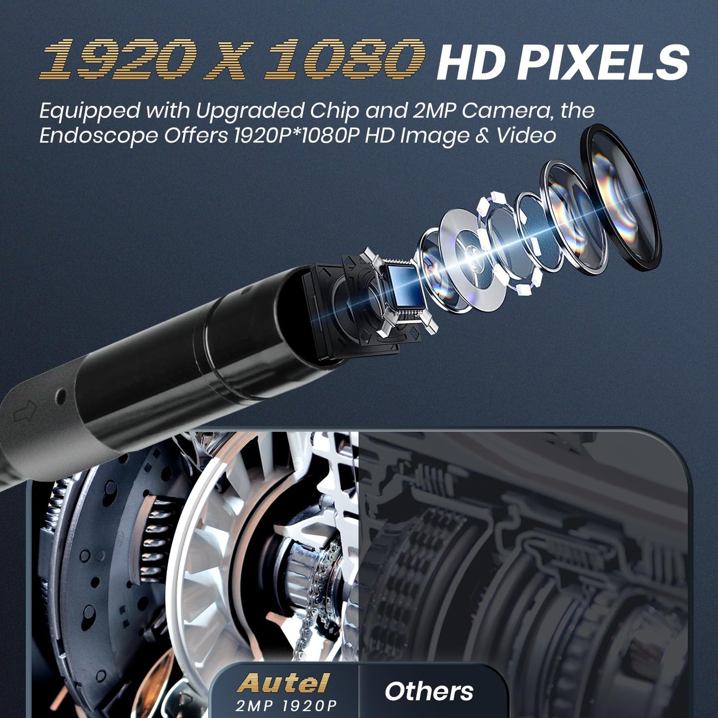 Autel MaxiVideo MV108S HD Inspection Camera – 8.5mm Endoscope 1920P