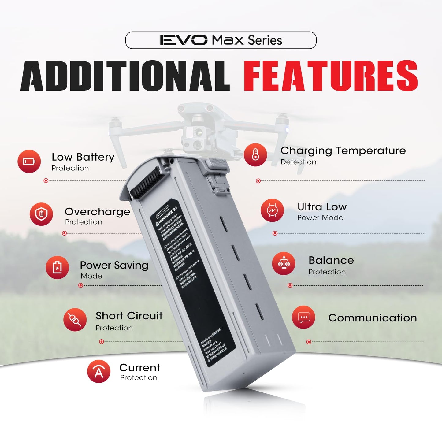 Autel EVO Max 4T Drone Battery – 8070mAh, 42 Min Flight