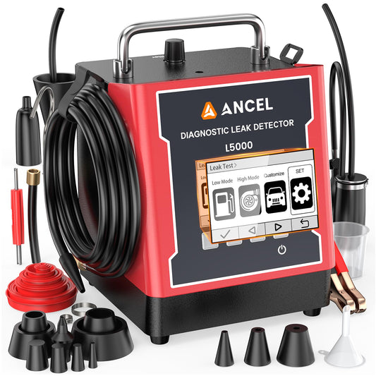 ANCEL L5000 Smoke Leak Detector – EVAP, Turbo, Exhaust, LCD Display