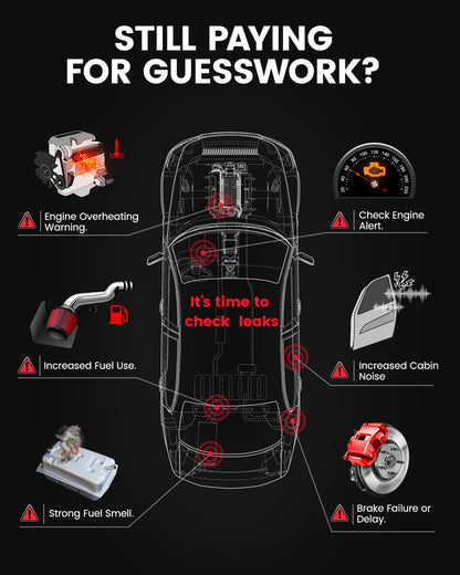 ANCEL S3000 PRO Automotive Smoke Leak Detector with Air Pump & Gauge
