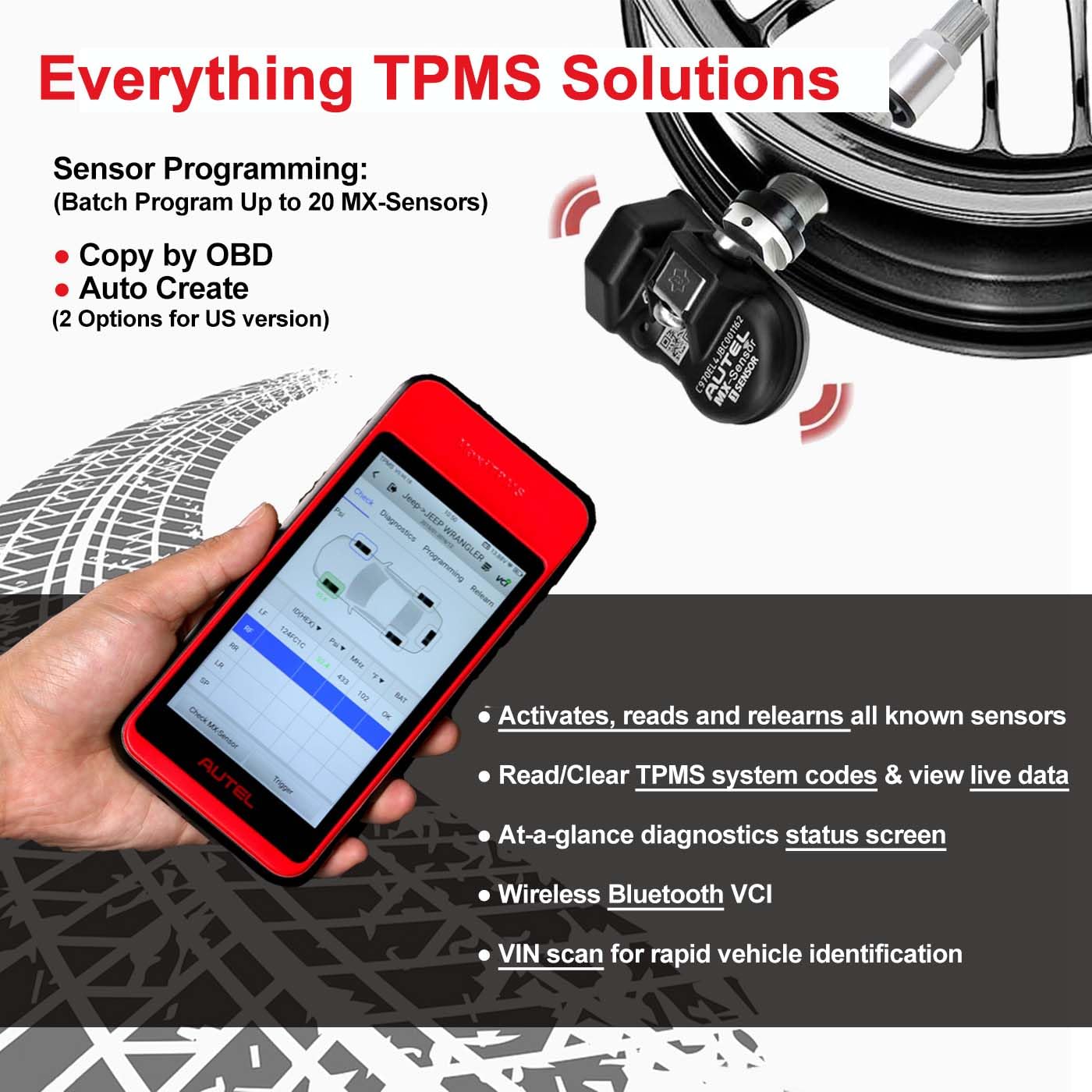 Autel MaxiTPMS ITS600 TPMS Tool | Full Diagnostics + Sensor Programming
