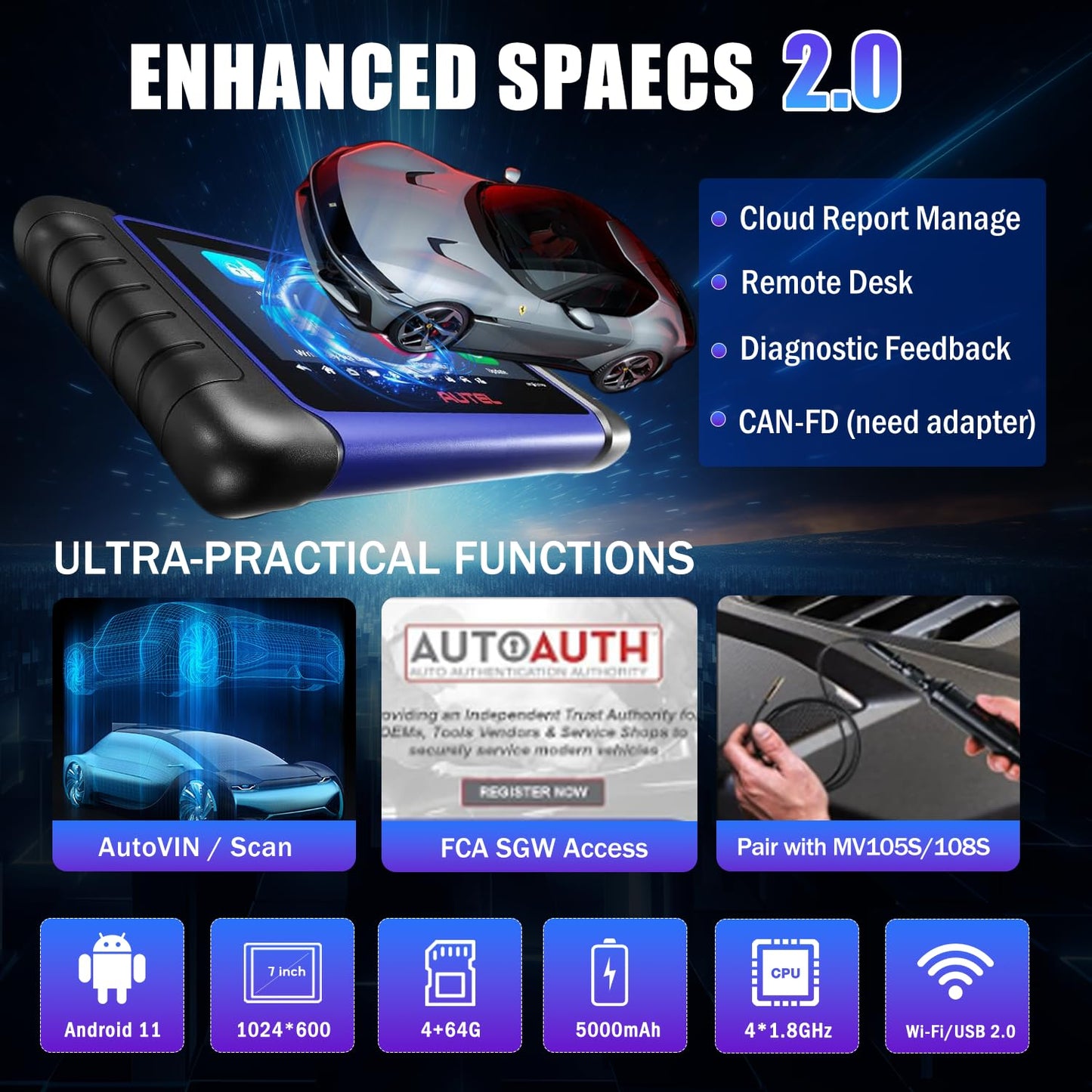 Autel IM508S Pro + XP400 Pro Scanner – All-System Key Programming Tool