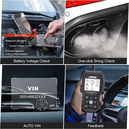 ANCEL TD700 OBD2 Scanner for Toyota Lexus Scion | Full System Code Reader