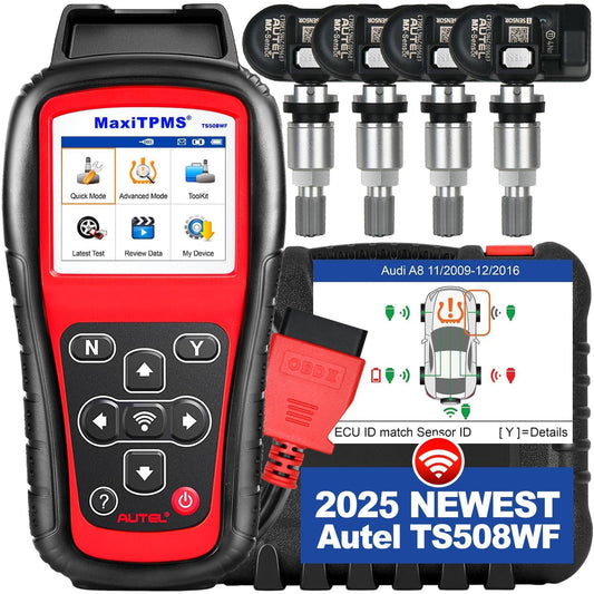 Autel MaxiTPMS TS508WF KIT WiFi TPMS Tool + 4PCS MX-Sensors