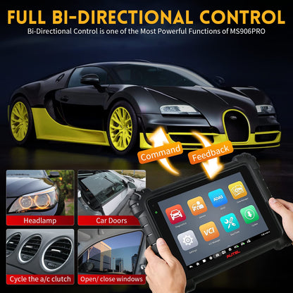 Autel MaxiSys MS906 Pro 2025 – Bi-Directional OBD2 Scanner & ECU Coding