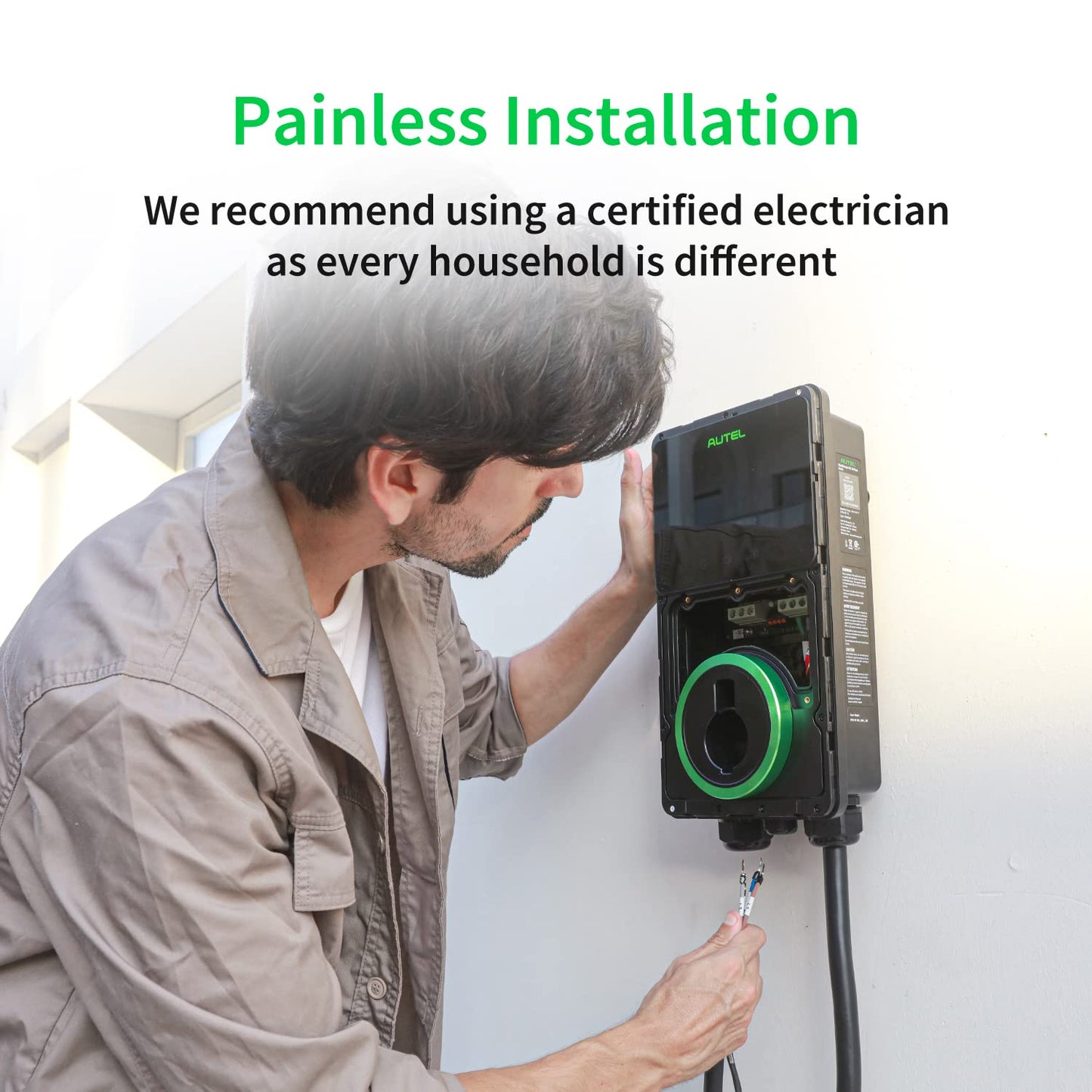 Autel MaxiCharger Level 2 EV Charger – 50 Amp Smart Home