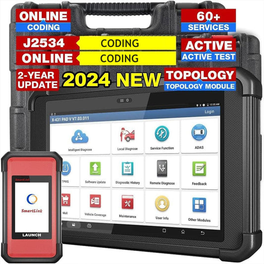 LAUNCH X431 PAD V Elite – 2025 J2534 ECU Coding Tool