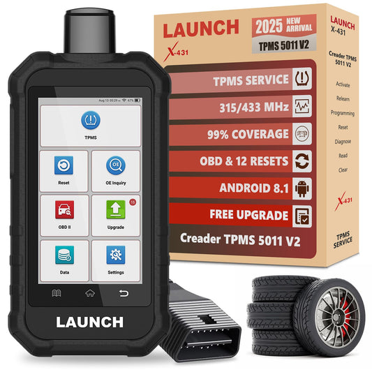 LAUNCH X431 Creader TPMS 5011 V2 – Advanced Tire Pressure Sensor Tool