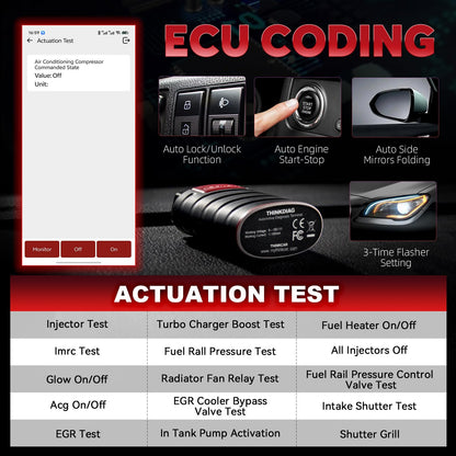 ThinkDiag OBD2 Scanner with ECU Coding & 15+ Resets