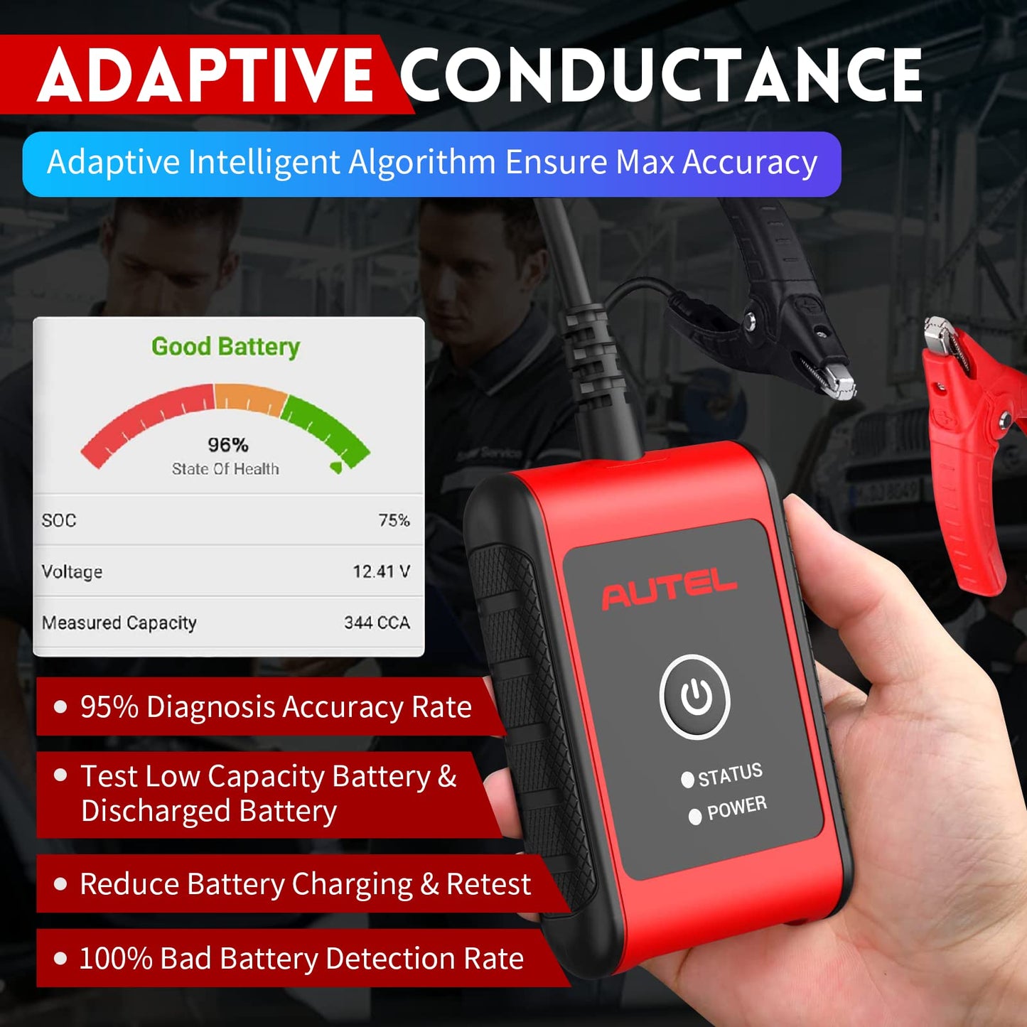 Autel MaxiBAS BT506 2024 Battery Tester – Accurate 6V & 12V Analyzer
