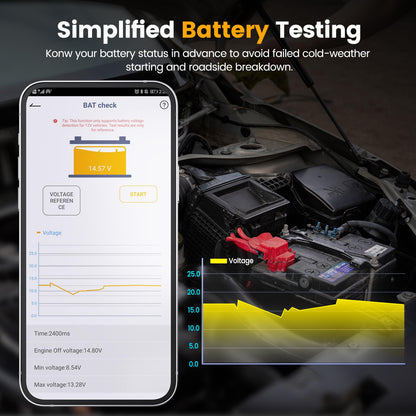 ANCEL AD310BT Bluetooth OBD2 Scanner for iOS & Android