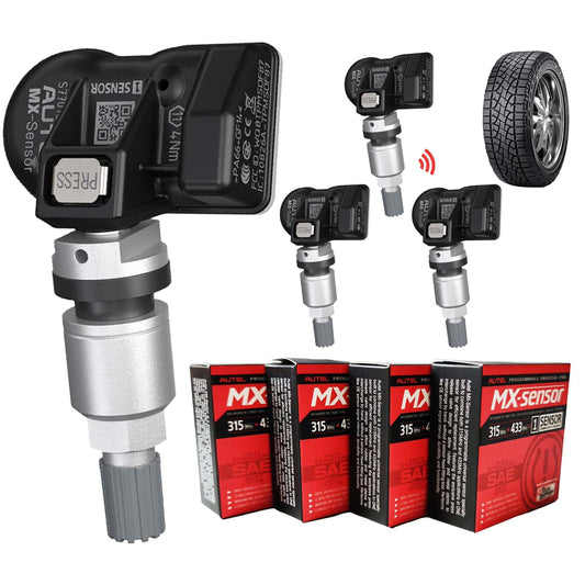 Autel TPMS Sensors Set of 4 – Programmable MX Sensor 315/433MHz