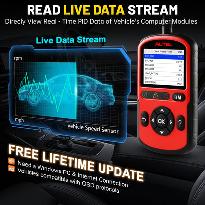 Autel AutoLink AL549 OBD2 Scanner – ABS, Battery Test, Live Data, DTC Reader, 2025 Upgrade of AL519