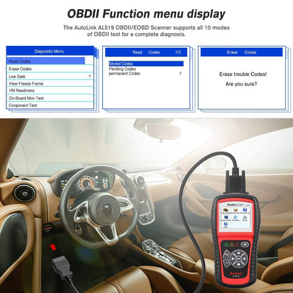 Autel AL519 OBD2 Scanner – Full OBDII Diagnostic Tool 2025