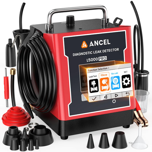 ANCEL L5000 PRO Smoke Machine Leak Detector with Pressure Decay & Vacuum Test