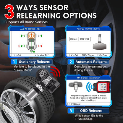 Autel MaxiTPMS TS508WF TPMS Relearn & Reset Tool 2025