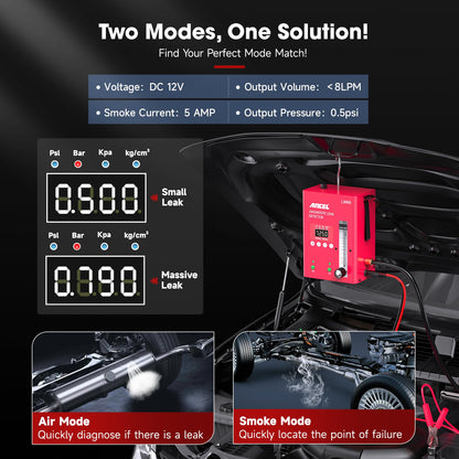 ANCEL L3000 PRO Digital Automotive Smoke Machine with Built-in Air Pump