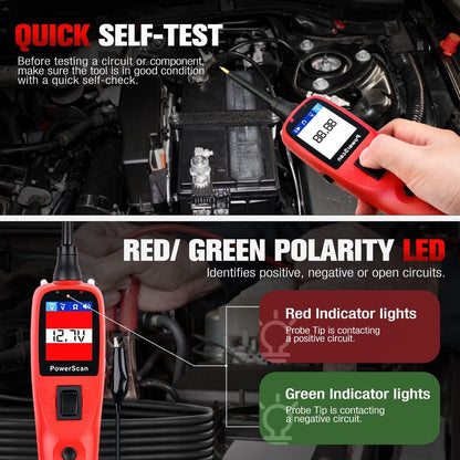 Autel PowerScan PS100 Circuit Tester – 12V/24V Diagnostic Tool