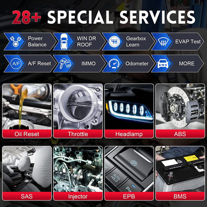 Autel MK808Z-BT Scanner with Active Test & 28+ Services