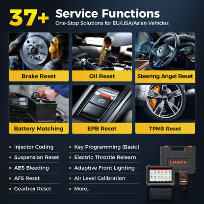 LAUNCH X431 PRO DYNO 2025 Scan Tool - ECU Coding & 38+ Services