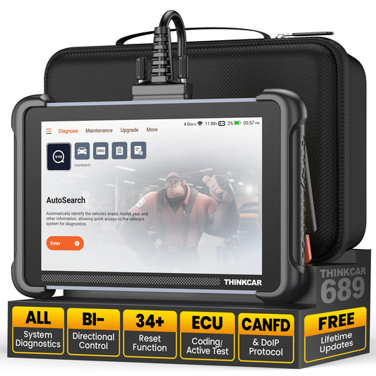 ThinkScan TK689 OBD2 Scanner – Advanced ECU Coding & 34+ Resets