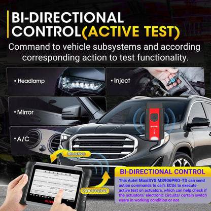 Autel MaxiSys MS906 PRO TS OBD2 Scanner – ECU Coding & 36+ Services