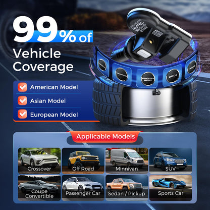 Autel MX-Sensor 2-in-1 TPMS (315MHz+433MHz) Programmable