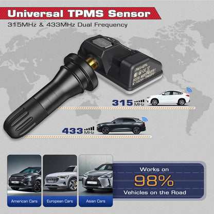 Autel MX TPMS Sensors 2-in-1 315/433MHz – 4PCS Rubber Valve