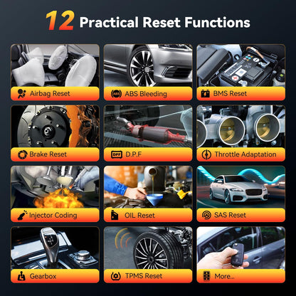 THINKCAR THINKSCAN 662 OBD2 Scanner with Bidirectional Tests & 12 Resets
