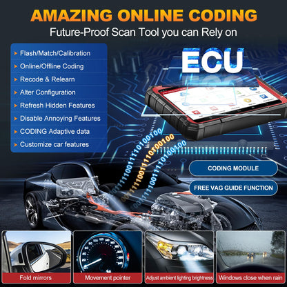 LAUNCH X431 PRO Elite 2025 Scan Tool | 38+ Services & ECU Coding