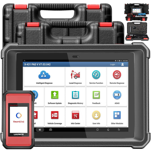 LAUNCH X431 PAD V Elite Scanner – ECU Coding & 60+ Services
