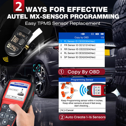 Autel TS508WF TPMS Tool Kit with 4 MX-Sensors (2025 WiFi)