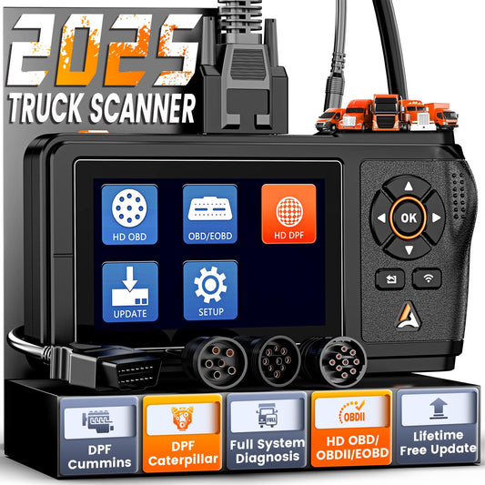ANCEL HD430 Heavy Duty Truck Scanner with DPF Reset for Cummins & Caterpillar