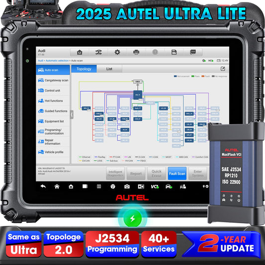 Autel Ultra Lite 2025 Scanner – ECU Programming, 40+ Services