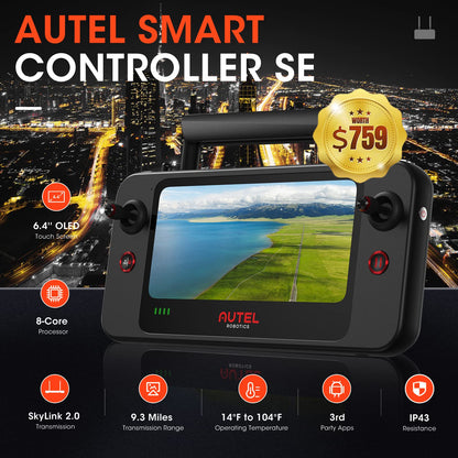 Autel EVO 2 Pro V3 Drone – 6K HDR, 40min Flight, Smart Controller