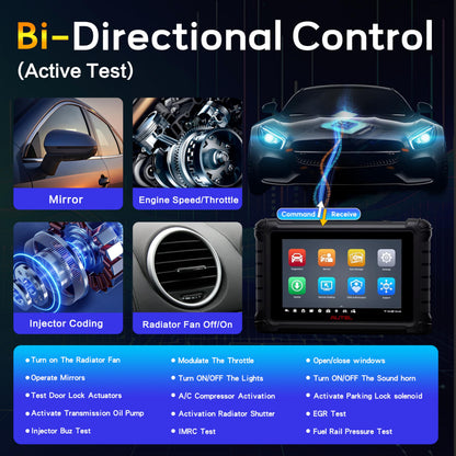Autel MaxiCheck MX900 OBD2 Scanner – 40+ Reset Services & Full System Diagnostics
