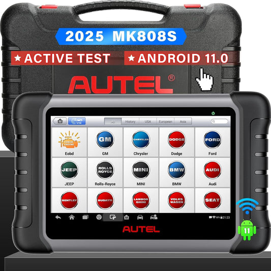 Autel MaxiCOM MK808S – 2025 Bidirectional Scanner with 28+ Services, Active Tests & All System Diagnostics