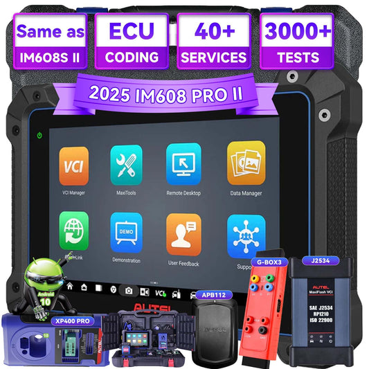 Autel IM608 PRO II Scanner – 2025 ECU Coding & All-System Tool
