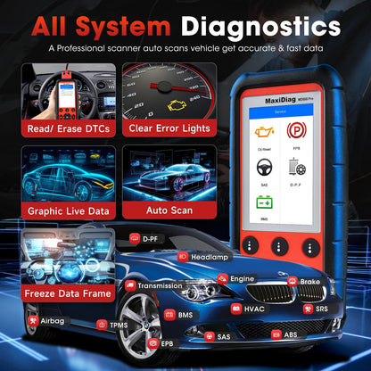 Autel MD808 PRO OBD2 Scanner – All-System Diagnostics & 7 Services