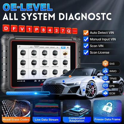 Autel MaxiCOM MK900-TS 2024 Scanner with Full TPMS & MV108S Endoscope