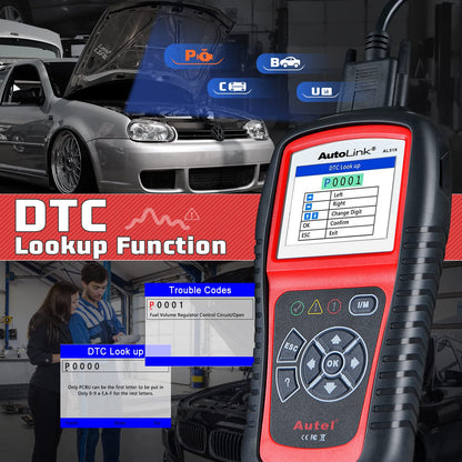 Autel AL519 OBD2 Scanner – Full Mode 6 CAN Code Reader