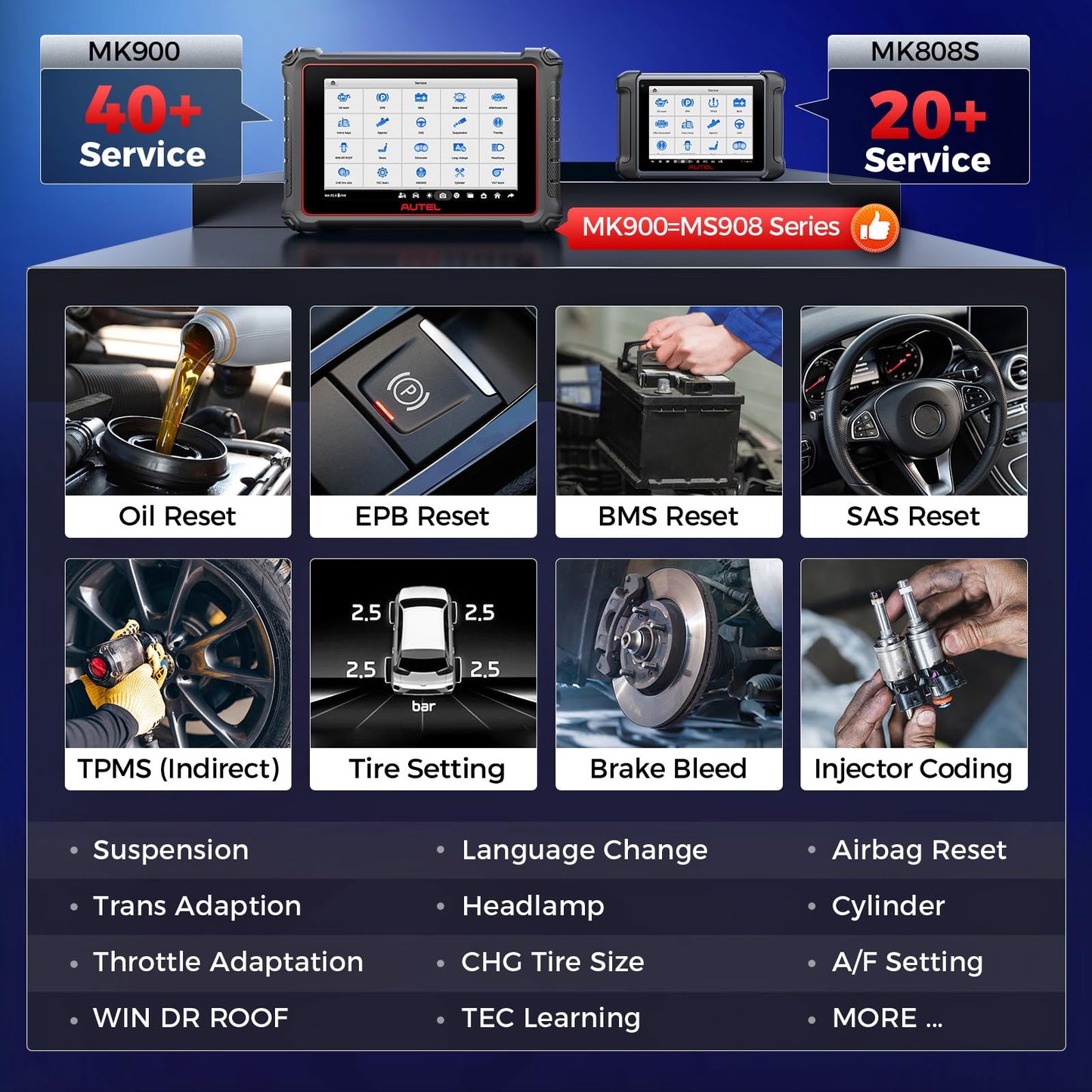 Autel MaxiCOM MK900 Diagnostic Scanner – 2025 Bidirectional Tool
