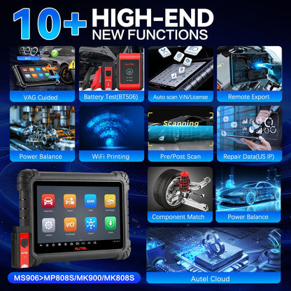 Autel MaxiSys MS906MAX Scanner – ECU Coding & 40+ Reset Services