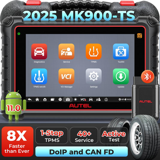 Autel MK900-TS TPMS Scanner – 2025 Bidirectional Tool