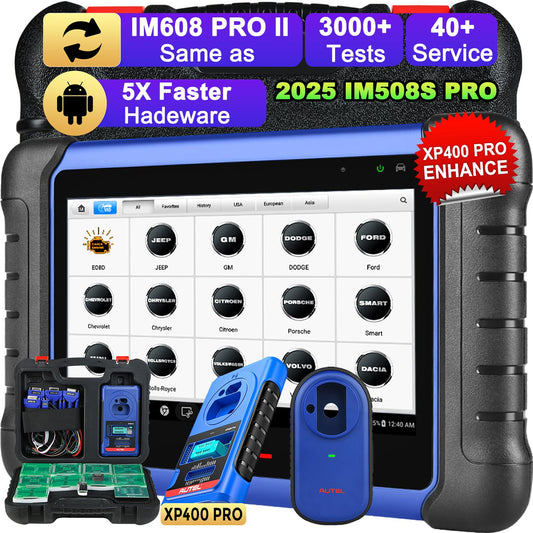 Autel MaxiIM IM508S 2025 with XP400 PRO | 40+ Services & ECU Coding